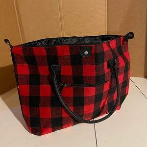 Buffalo check bag